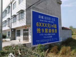  卫辉墙体广告质量分析
