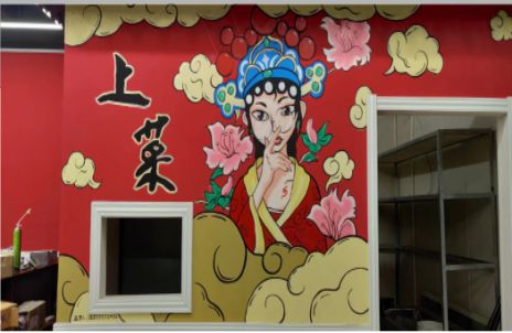  卫辉墙体彩绘的发展和应用
